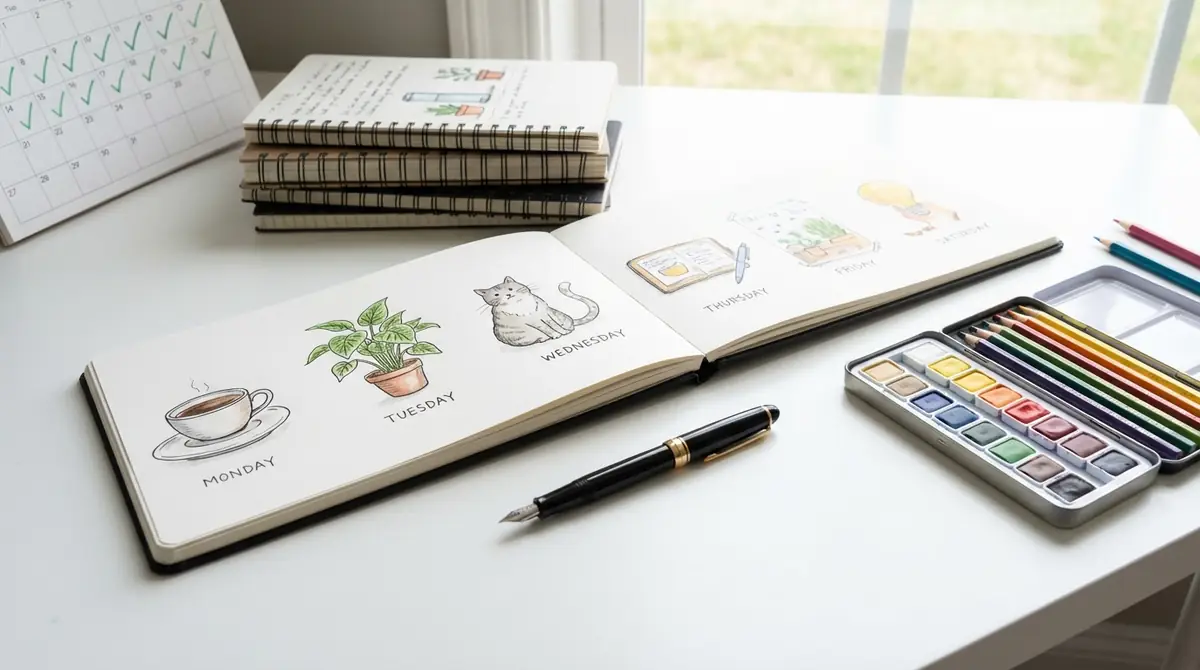 三日坊主を防ぐ！日記イラストを続ける3つのコツ