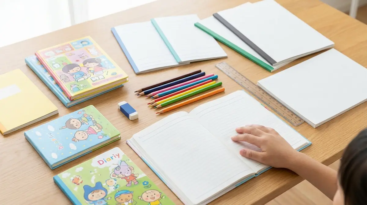 小学生の日記帳・ノートの選び方3つのポイント