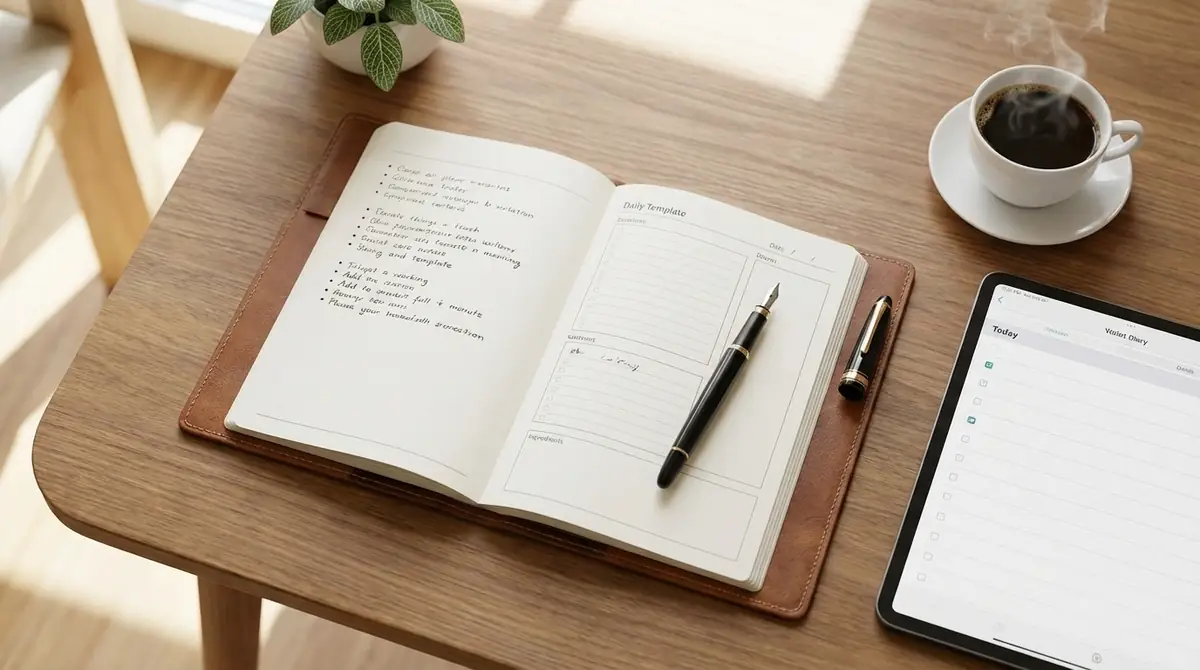 【テンプレート】今日から使える日記フォーマット