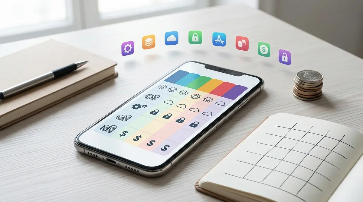 iPhone日記アプリ8選の機能・料金比較表