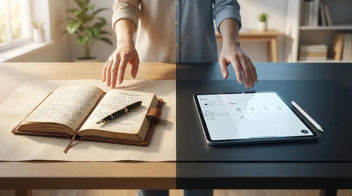 紙の五年日記とアプリ|自分に合った選び方