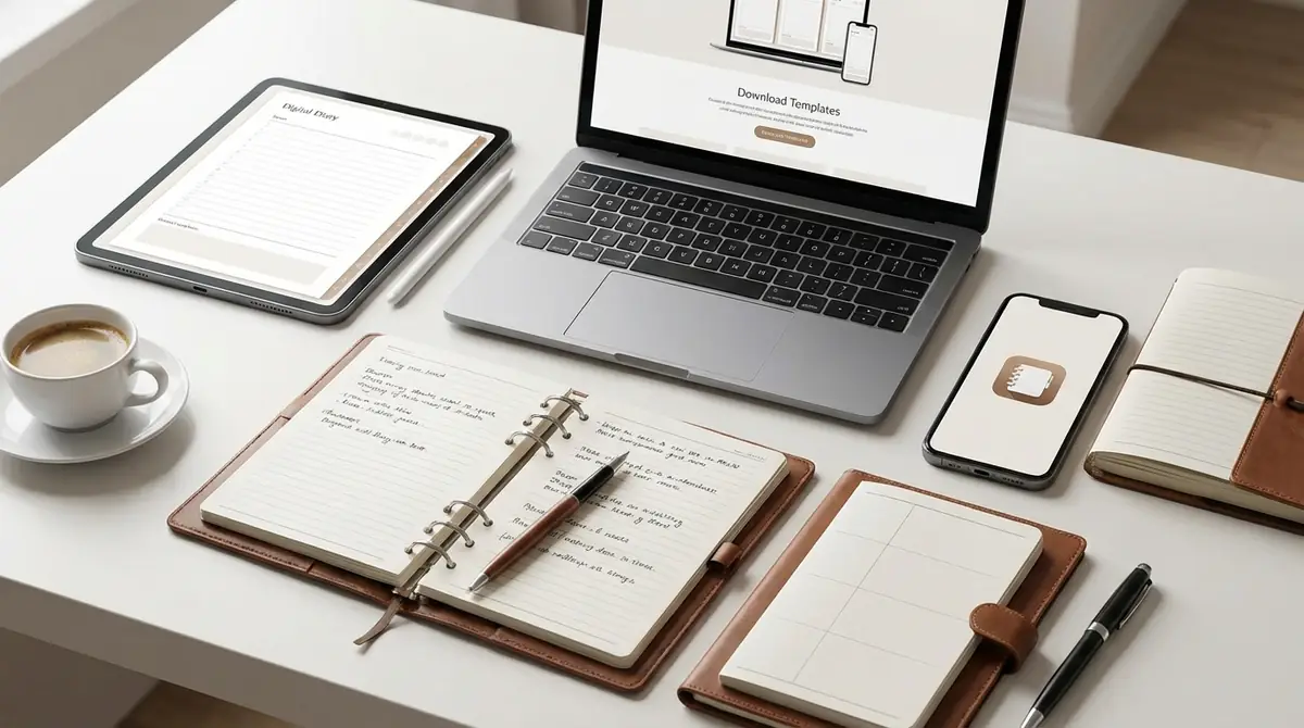 【ツール別】日記テンプレートのダウンロード・設定方法