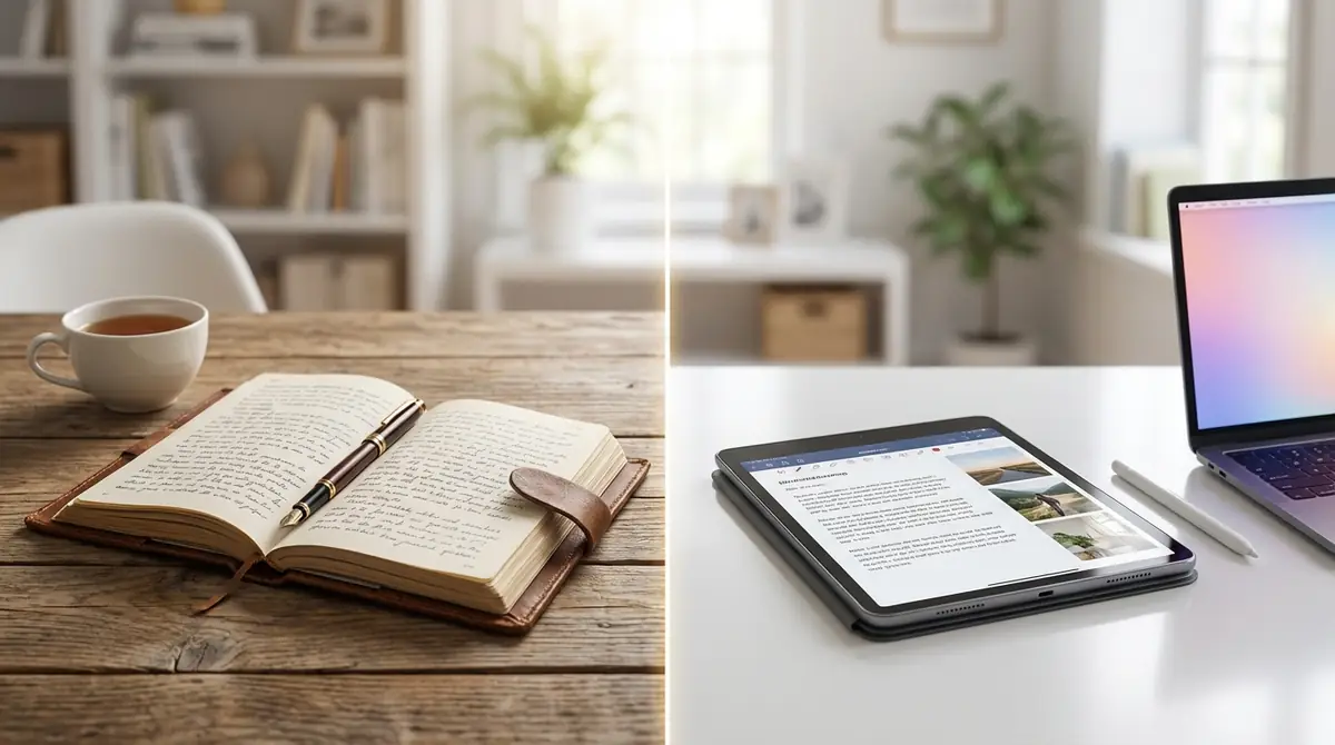 紙の日記とデジタル日記はどっちがいい?