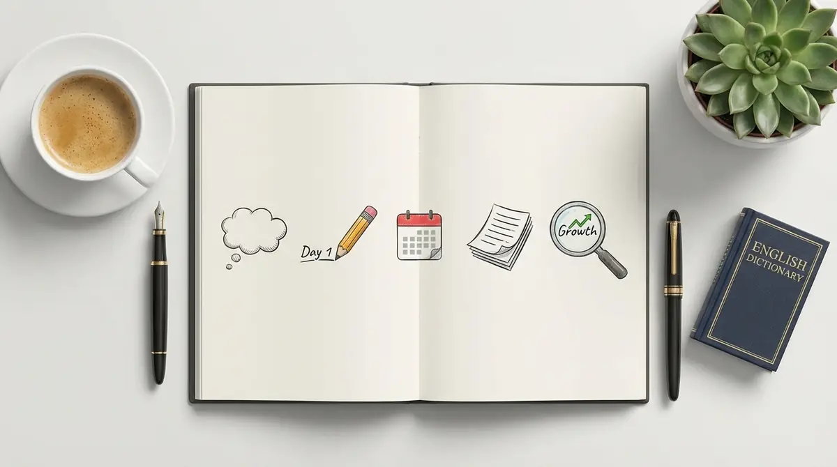 【初心者向け】英語日記の書き方5ステップ
