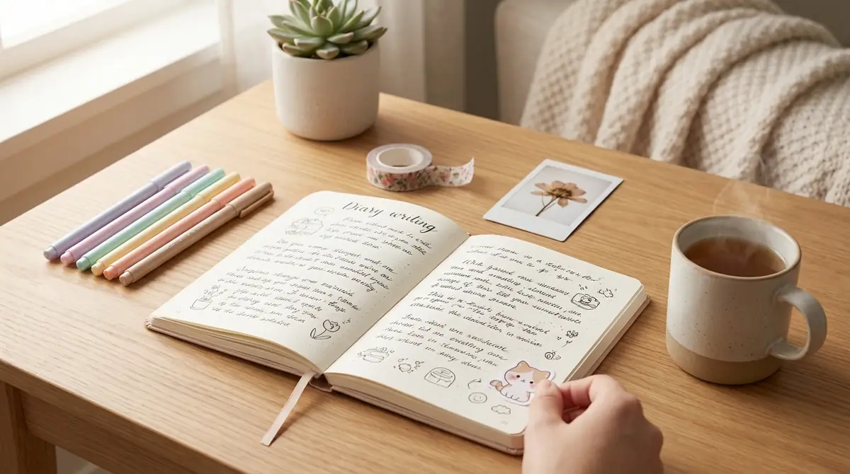 かわいい日記の書き方5ステップ【初心者向け】
