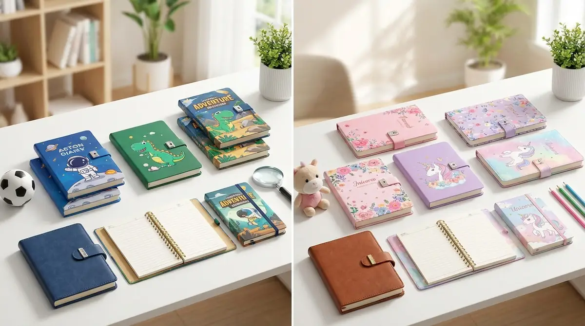 【男女別】小学生に人気の日記帳タイプ