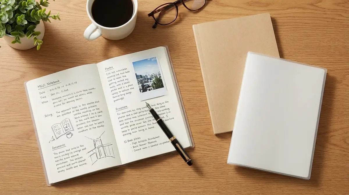 【比較】無印ノート3種類を日記視点で徹底比較