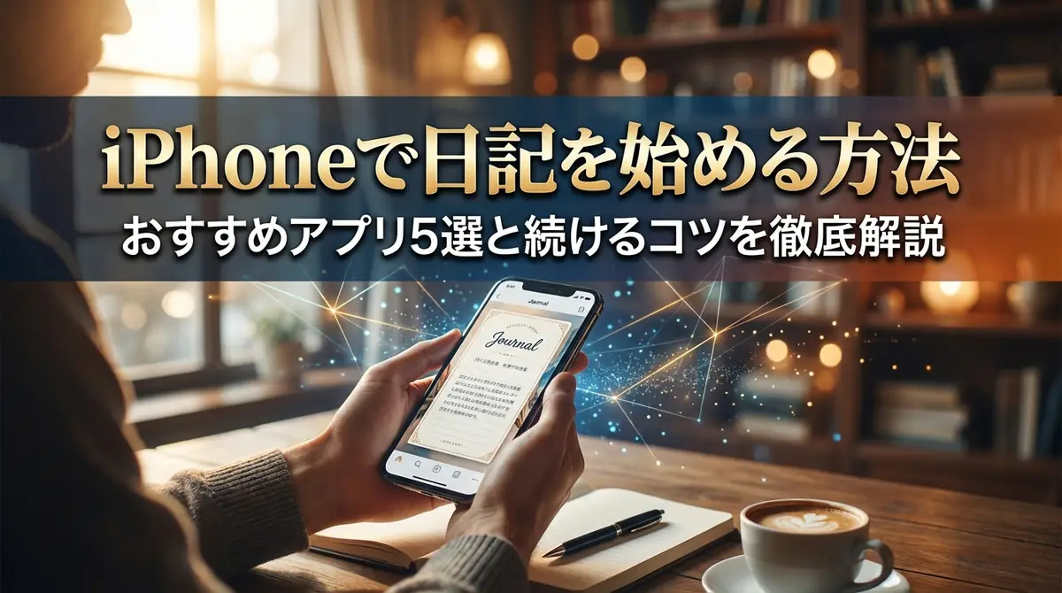 iPhoneで日記を始める方法｜おすすめアプリ5選と続けるコツを徹底解説
