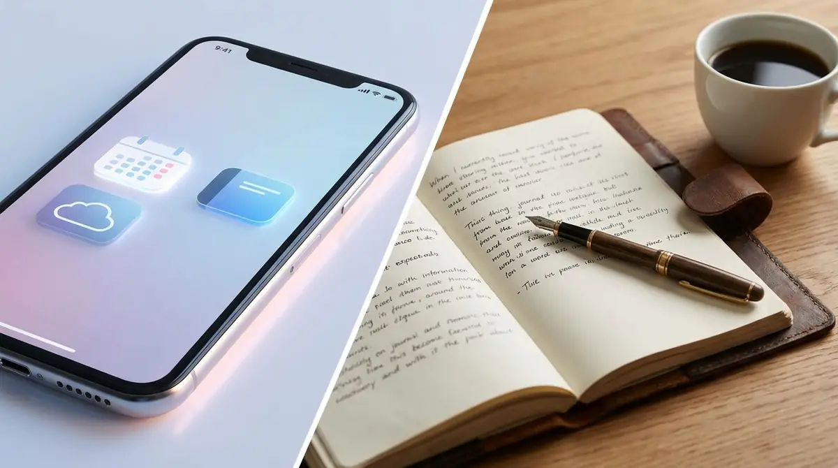 iPhoneで日記を書くメリット5つ【紙との比較】