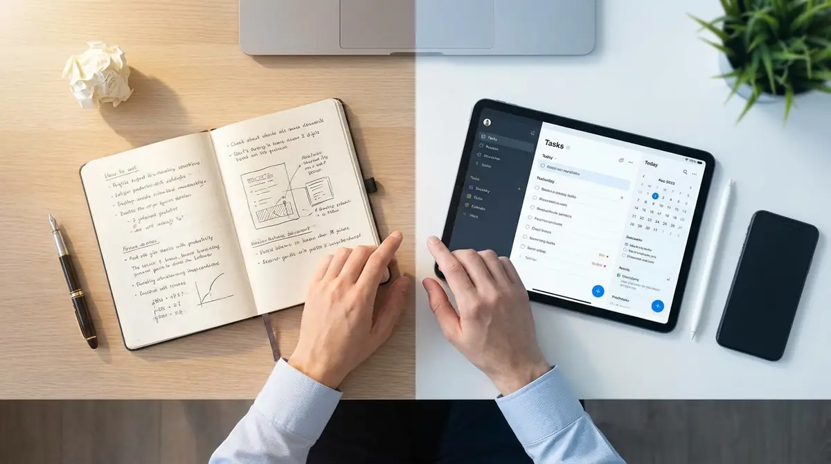 紙とアプリどっちがいい？初心者向けツールの選び方