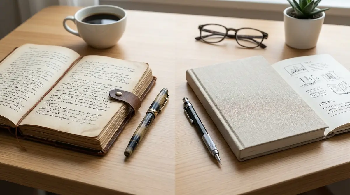 「日記を書く」の英語表現と diary・journal の違い