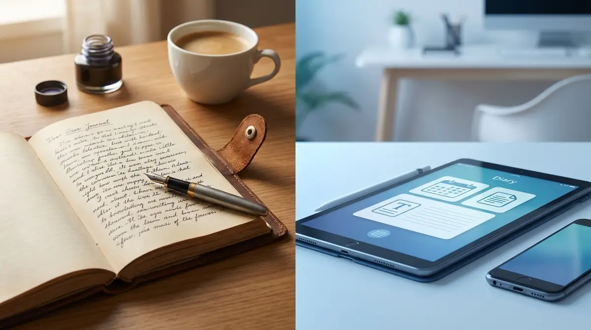 手書き vs アプリ｜あなたに合った日記ツールの選び方