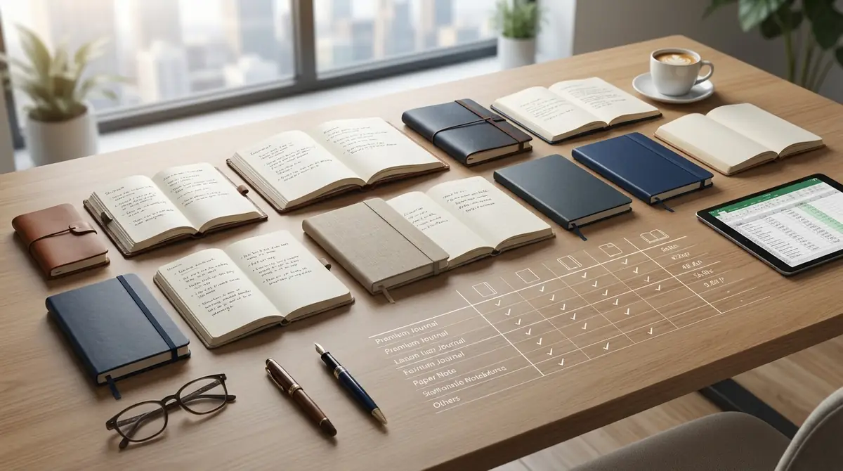 【一覧表】日記ノートおすすめ10選のスペック比較