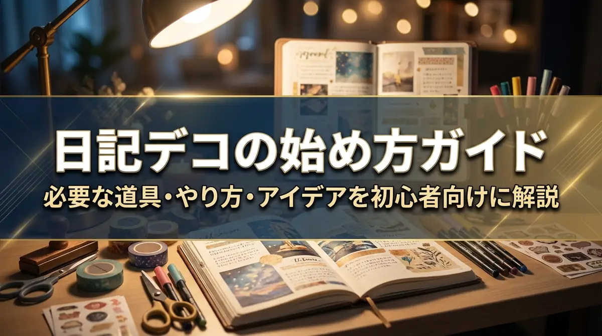 日記デコの始め方ガイド|必要な道具・やり方・アイデアを初心者向けに解説