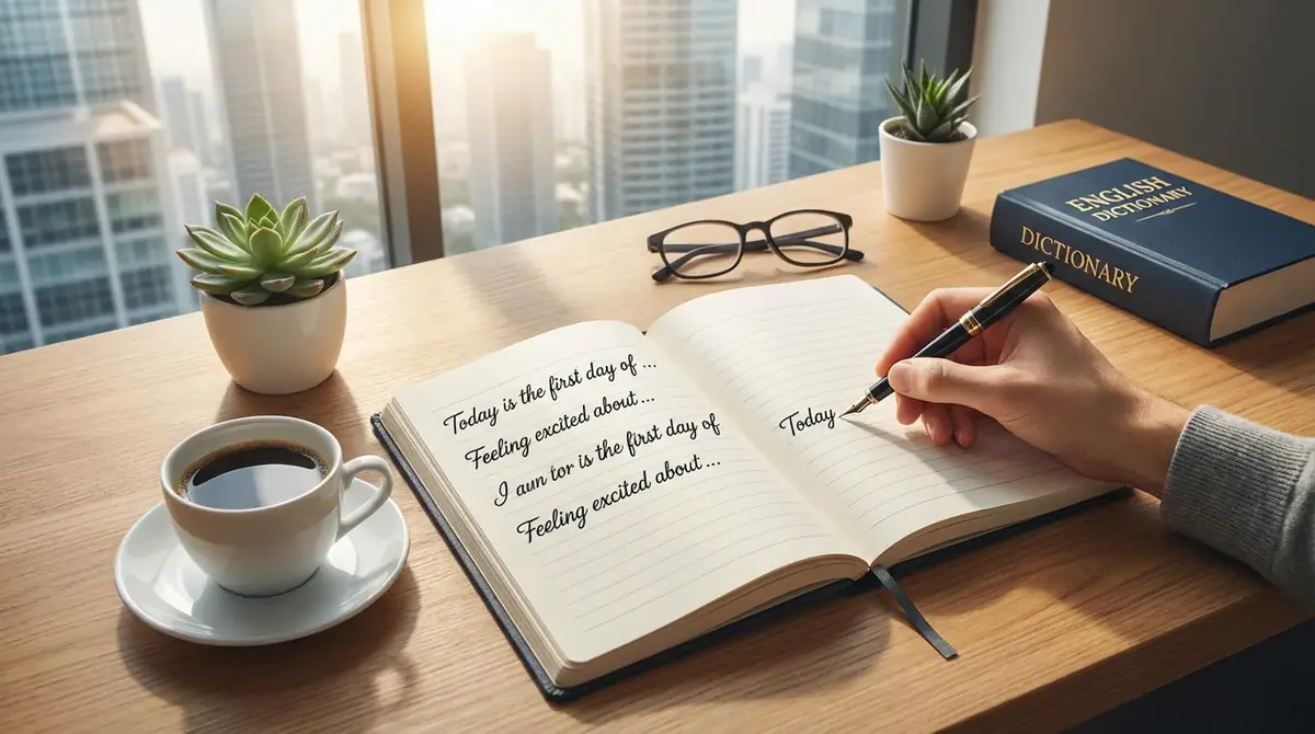 今日から使える！英語日記の基本フレーズ集