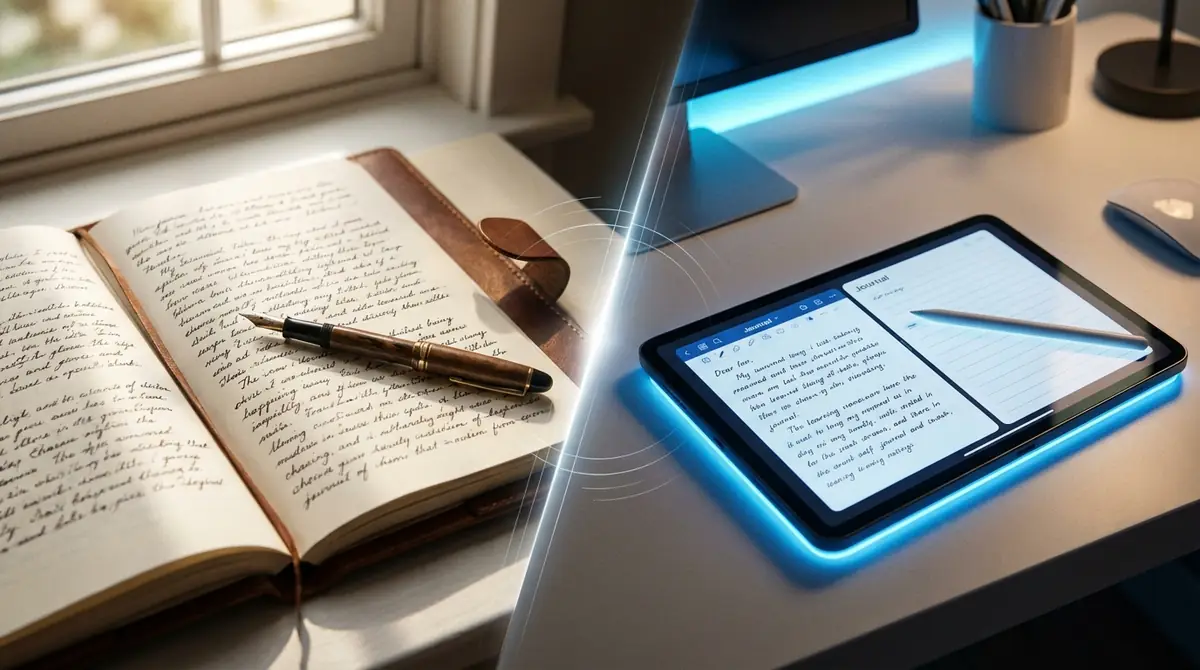 手書き vs デジタル｜あなたに合う日記スタイルの選び方