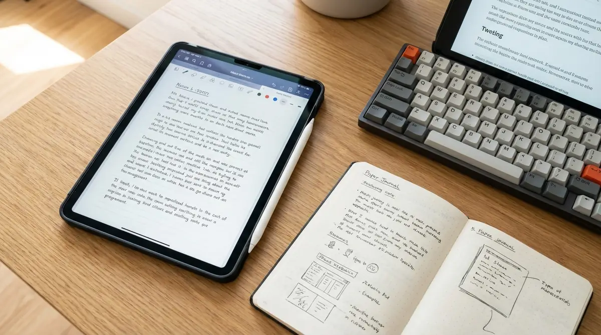 手書き日記アプリとは?紙やテキスト入力との違いを解説