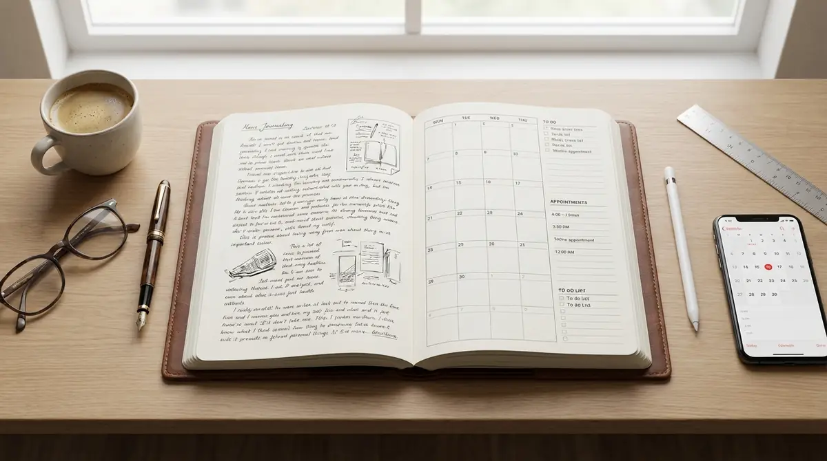 日記とスケジュール帳を1冊にまとめるメリット・デメリット