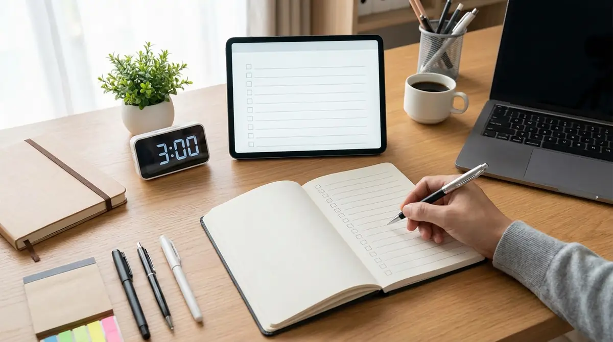 【今すぐ使える】勉強日記テンプレート｜5項目を3分で書くだけ