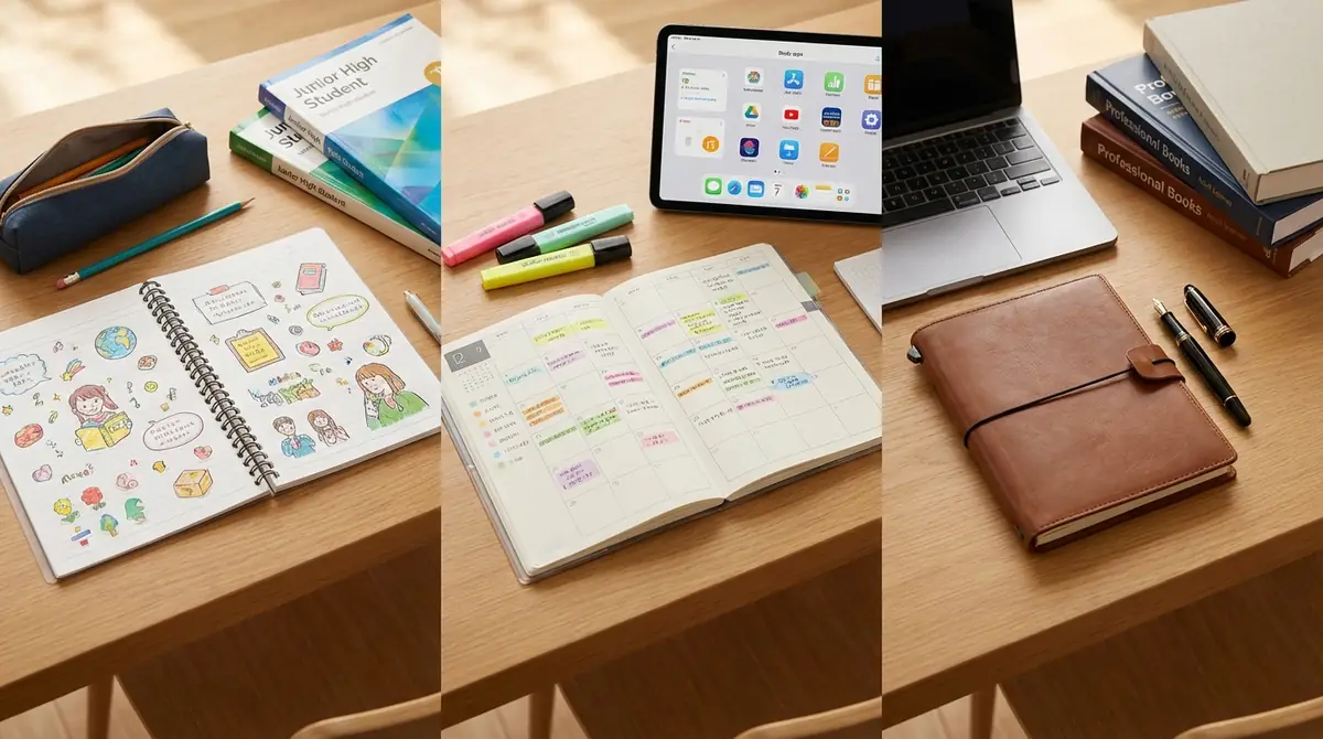 勉強日記の実例｜中学生・高校生・社会人別の書き方