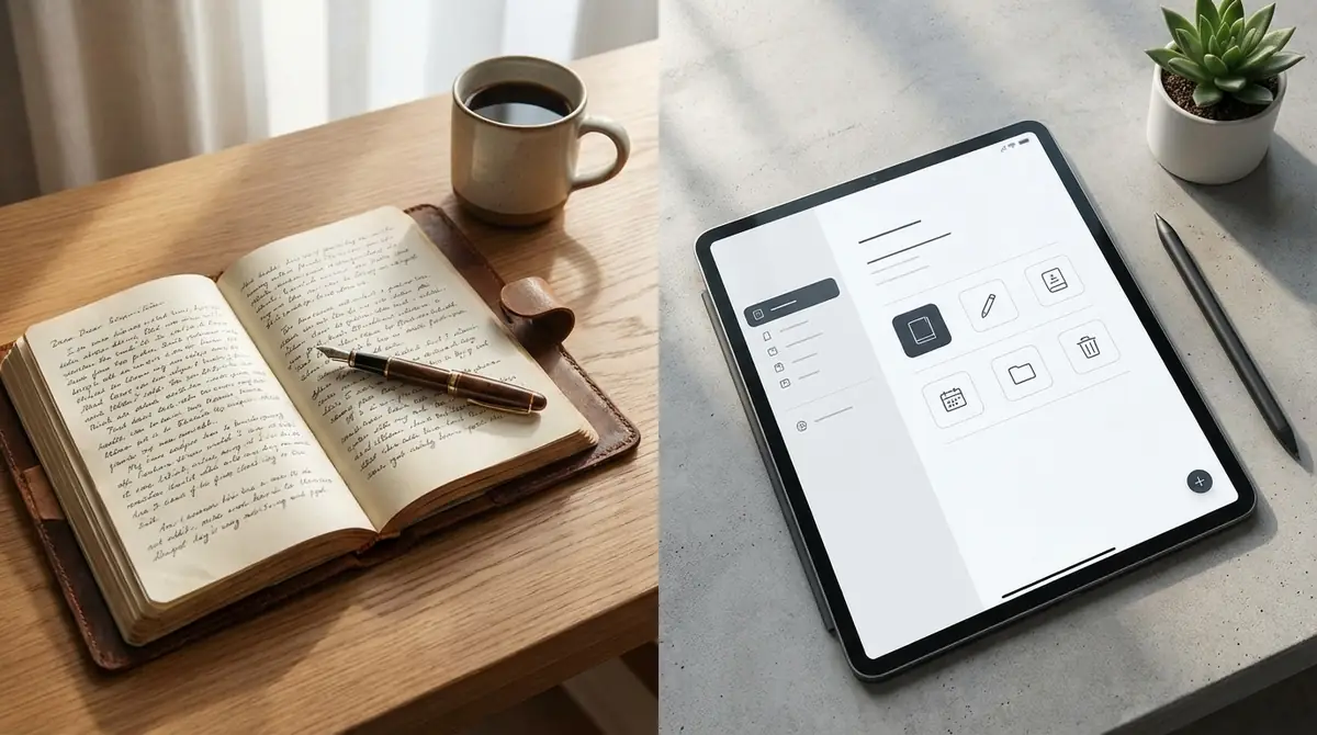 日記は紙とアプリどっちがいい?