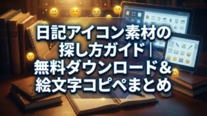 日記アイコン素材の探し方ガイド｜無料ダウンロード＆絵文字コピペまとめ