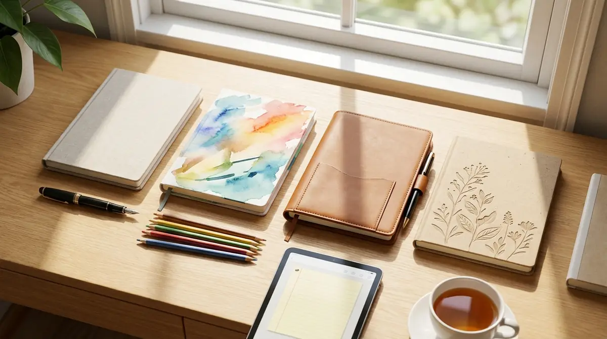 日記の表紙デザイン4系統｜続けやすいタイプの見つけ方