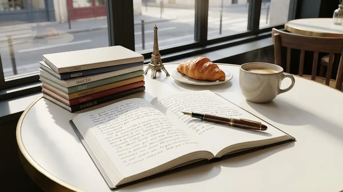 真似して書ける!1週間分のフランス語日記サンプル