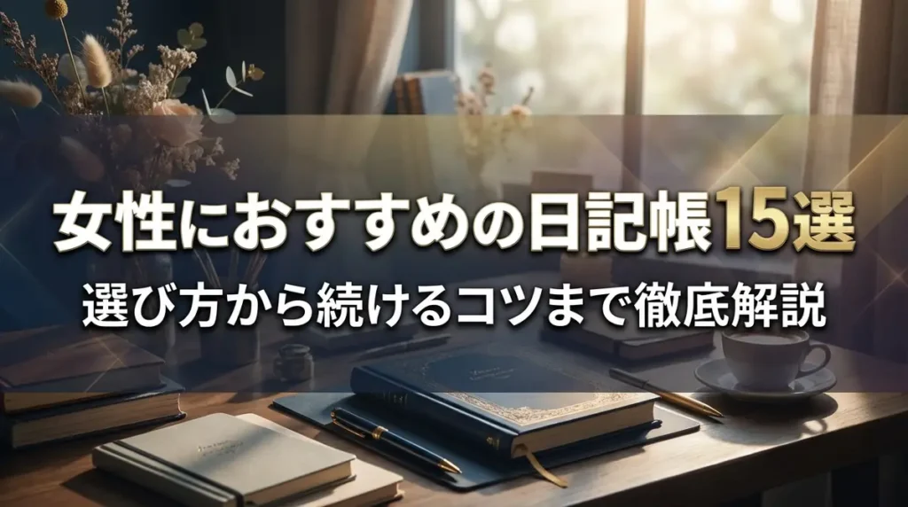 女性におすすめの日記帳15選｜選び方から続けるコツまで徹底解説