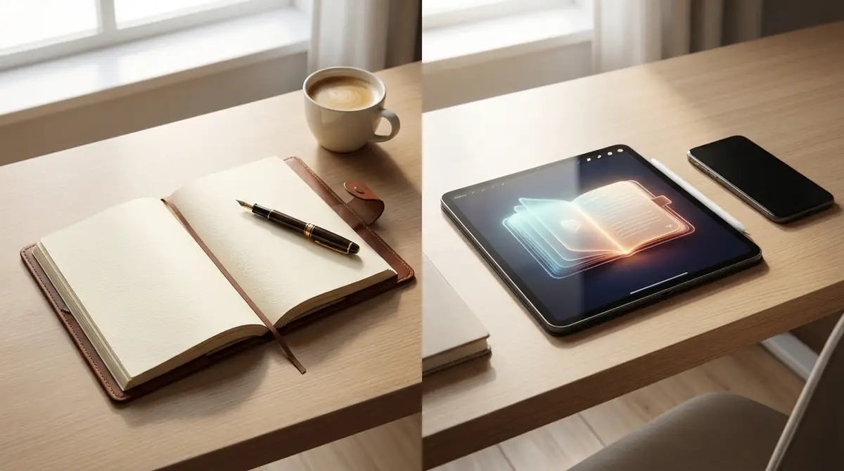 日記を書くツール|紙とアプリの選び方