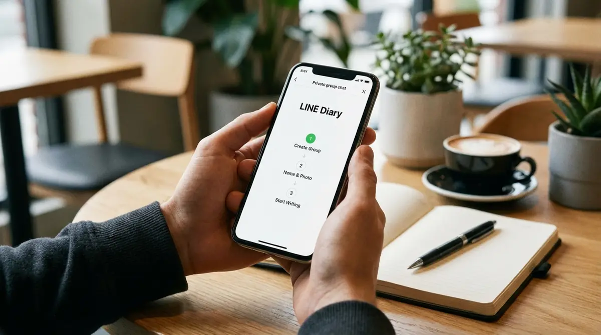 LINE日記の始め方|自分だけのグループを作る3ステップ