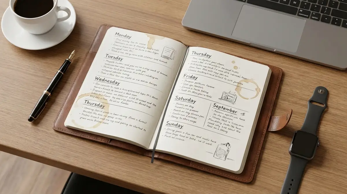 【例文公開】社会人の日記1週間分をリアルに紹介