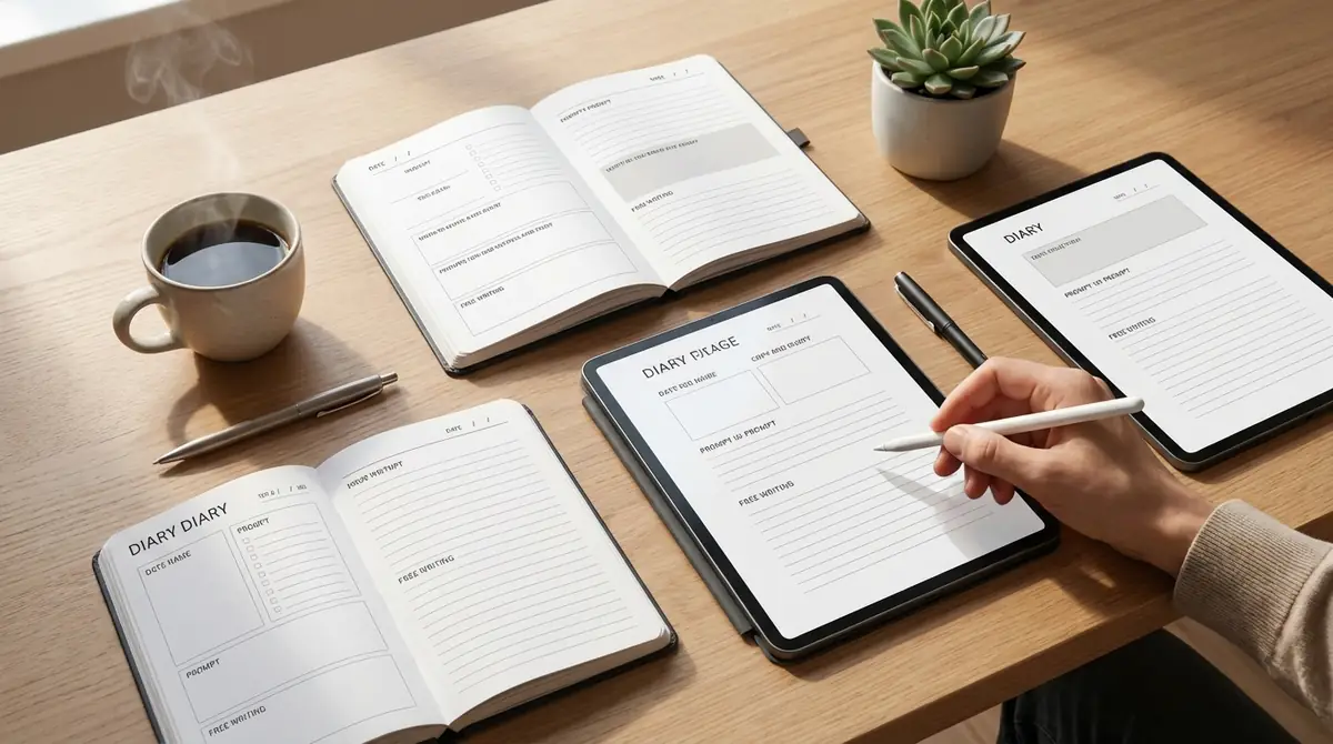 【コピペOK】今日から使える日記テンプレート3選
