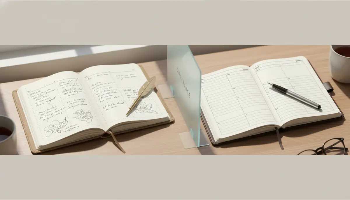 日付なし日記帳とは？日付あり日記帳との違い