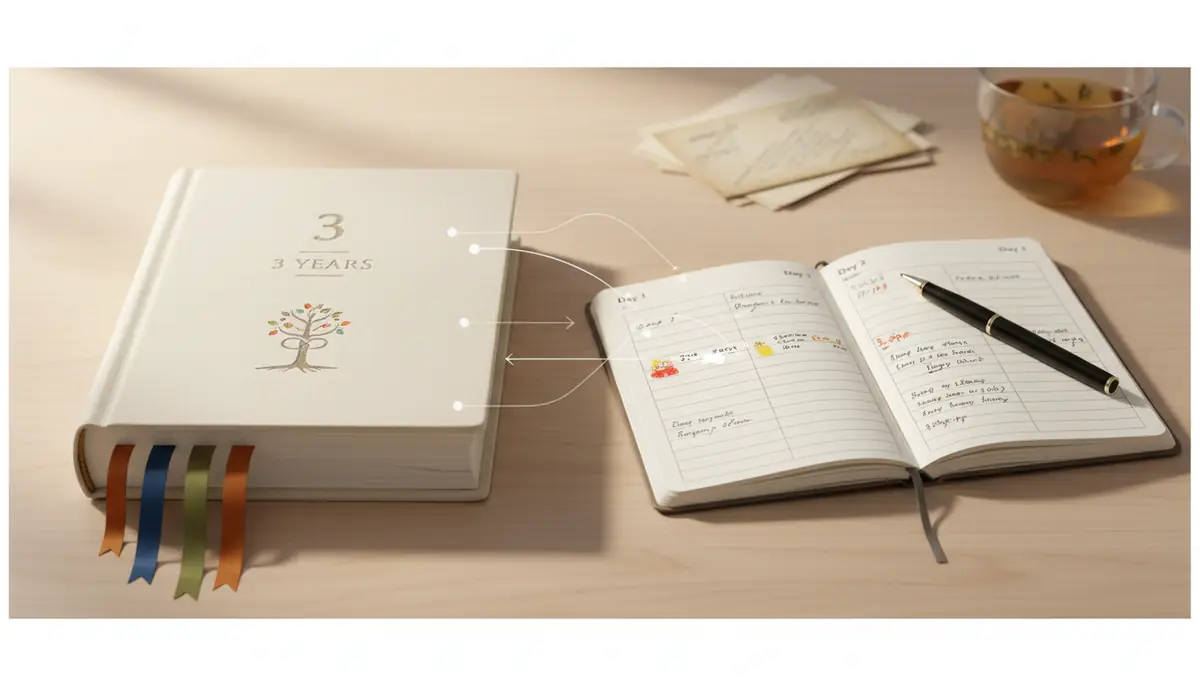 3年連用日記とは？仕組みと普通の日記との違い