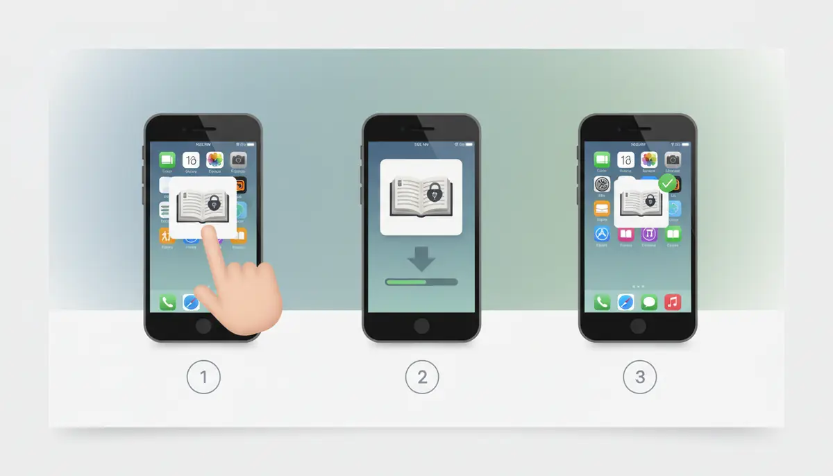 日記アイコンのダウンロード手順【画像付き3ステップ】