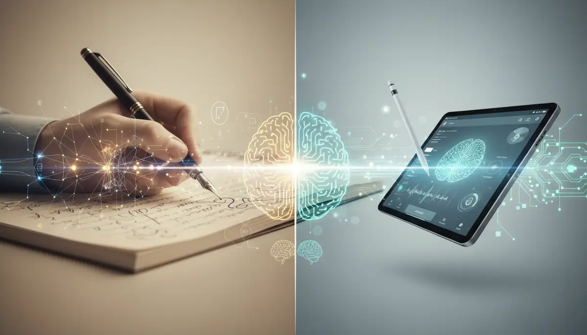 手書きとアプリどっちがいい？脳科学で見る効果の違い